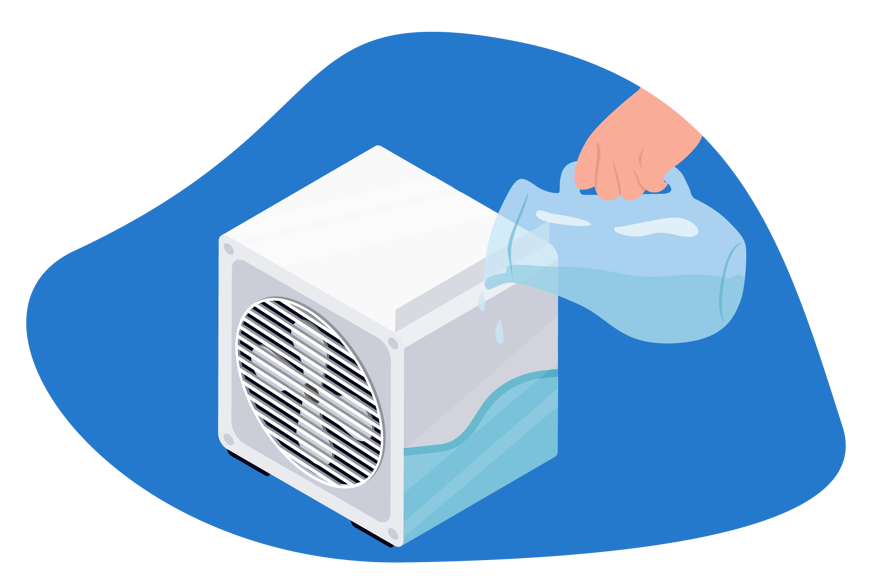 water jug refilling air cooler
